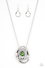 Load image into Gallery viewer, Luminous Labyrinth - Green- Paparazzi Accessories - VJ Bedazzled Jewelry