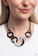 Load image into Gallery viewer, Uptown Links - Black Paparazzi Accessories