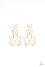 Load image into Gallery viewer, Flamboyant Flutter - Gold - VJ Bedazzled Jewelry