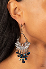 Load image into Gallery viewer, Chromatic Cascade - Blue Paparazzi Accessories - VJ Bedazzled Jewelry