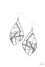Load image into Gallery viewer, Geo Grid - Silver Paparazzi Accessories - VJ Bedazzled Jewelry