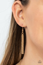 Load image into Gallery viewer, Heart Full of Faith - Gold - Paparazzi Accessories - VJ Bedazzled Jewelry