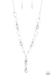 Load image into Gallery viewer, Creative Couture - White Lanyard - Paparazzi Accessories - VJ Bedazzled Jewelry