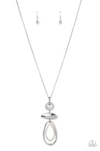 Load image into Gallery viewer, Modern Day Demure - Silver- Paparazzi Accessories - VJ Bedazzled Jewelry