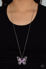 Load image into Gallery viewer, Wings Of Whimsy - Purple Paparazzi Accessories - VJ Bedazzled Jewelry