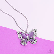 Load image into Gallery viewer, Wings Of Whimsy - Purple Paparazzi Accessories - VJ Bedazzled Jewelry