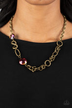 Load image into Gallery viewer, Celestially Celtic - Brass - Paparazzi Accessories - VJ Bedazzled Jewelry