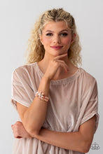 Load image into Gallery viewer, Luminous Laurels - Rose Gold Paparazzi Accessories - VJ Bedazzled Jewelry