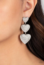 Load image into Gallery viewer, Couples Retreat - White Paparazzi Accessories - VJ Bedazzled Jewelry