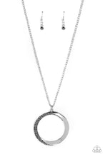 Load image into Gallery viewer, Encrusted Elegance - Silver Paparazzi Accessories - VJ Bedazzled Jewelry