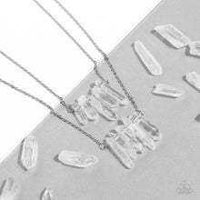 Load image into Gallery viewer, Crystal Catwalk - White - Paparazzi Accessories - VJ Bedazzled Jewelry