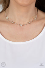 Load image into Gallery viewer, Fluttering Fanatic - Gold - Paparazzi Accessories - VJ Bedazzled Jewelry