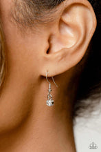 Load image into Gallery viewer, TWINKLE of an Eye - White Paparazzi Accessories - VJ Bedazzled Jewelry