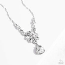 Load image into Gallery viewer, TWINKLE of an Eye - White Paparazzi Accessories - VJ Bedazzled Jewelry
