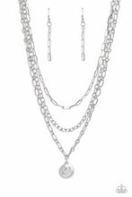 Load image into Gallery viewer, Winking Wanderer - Silver Paparazzi Accessories - VJ Bedazzled Jewelry