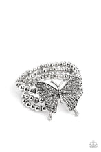 Load image into Gallery viewer, First WINGS First - White Paparazzi Accessories - VJ Bedazzled Jewelry