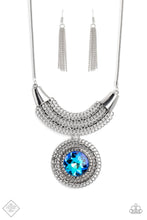 Load image into Gallery viewer, Excalibur Extravagance - Blue- Paparazzi Accessories - VJ Bedazzled Jewelry