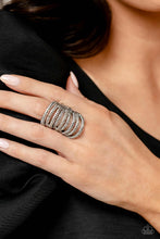 Load image into Gallery viewer, Rippling Rarity - White Paparazzi Accessories - VJ Bedazzled Jewelry