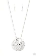 Load image into Gallery viewer, Lush Lattice - White - Paparazzi Accessories - VJ Bedazzled Jewelry