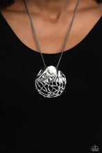 Load image into Gallery viewer, Lush Lattice - White - Paparazzi Accessories - VJ Bedazzled Jewelry