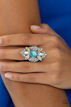 Load image into Gallery viewer, GLISTEN Here! - Blue Paparazzi Accessories - VJ Bedazzled Jewelry