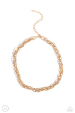 Load image into Gallery viewer, If I Only Had a CHAIN - Gold Paparazzi Accessories