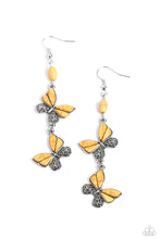 Load image into Gallery viewer, Spirited Soar - Yellow Paparazzi Accessories - VJ Bedazzled Jewelry