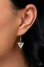 Load image into Gallery viewer, Fetchingly Fierce - Gold Paparazzi Accessories - VJ Bedazzled Jewelry