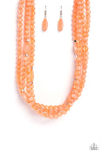 Load image into Gallery viewer, Layered Lass - Orange Paparazzi Accesories - VJ Bedazzled Jewelry