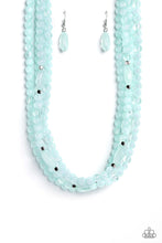 Load image into Gallery viewer, Layered Lass - Blue Paparazzi Accessories - VJ Bedazzled Jewelry