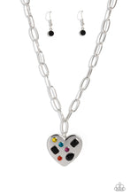 Load image into Gallery viewer, Online Dating - Black Paparazzi Accessories - VJ Bedazzled Jewelry