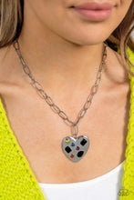 Load image into Gallery viewer, Online Dating - Black Paparazzi Accessories - VJ Bedazzled Jewelry