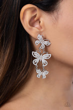 Load image into Gallery viewer, Fluttering Finale - White Paparazzi Accessories