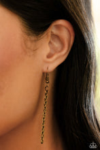 Load image into Gallery viewer, FLYING Low - Brass Paparazzi Accessories - VJ Bedazzled Jewelry