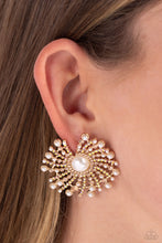 Load image into Gallery viewer, Fancy Fireworks - Gold Paparazzi Accessories