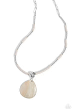 Load image into Gallery viewer, SHELL Me A Story - Silver Paparazzi Accessories