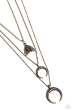 Load image into Gallery viewer, Moth Medley - Brass Paparazzi Accessories
