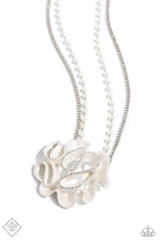 Load image into Gallery viewer, Pleated Power - White Paparazzi Accessories