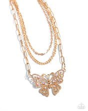 Load image into Gallery viewer, Winged Wonder - Gold Paparazzi Accessories