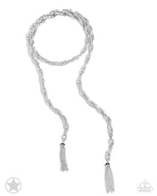 Load image into Gallery viewer, SCARFed for Attention - Silver Paparazzi Accessories
