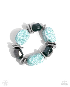 Glaze of Glory - Blue Paparazzi Accessories