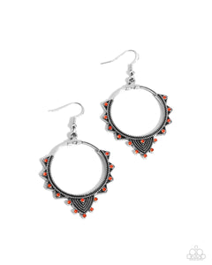 Textured Twinkle - Orange Paparazzi Accessories