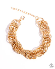Load image into Gallery viewer, Audible Shimmer - Gold Paparazzi Accessories
