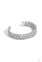 Load image into Gallery viewer, Pit Crew - Silver Paparazzi Accessories
