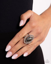 Load image into Gallery viewer, Marquise Majesty - Silver Paparazzi Accessories
