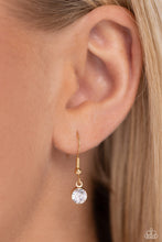 Load image into Gallery viewer, Half of My Heart- Gold Paparazzi Accessories
