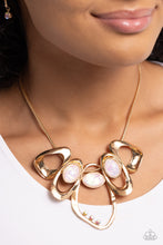 Load image into Gallery viewer, Gleaming Gala - Gold Paparazzi Accessories
