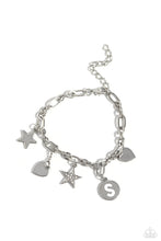 Load image into Gallery viewer, Legacy Letters - White - S Paparazzi Accessories
