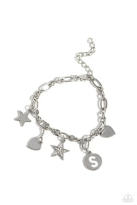 Legacy Letters - White - S Paparazzi Accessories