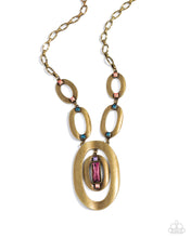 Load image into Gallery viewer, OVAL the Top - Brass Paparazzi Accessories
